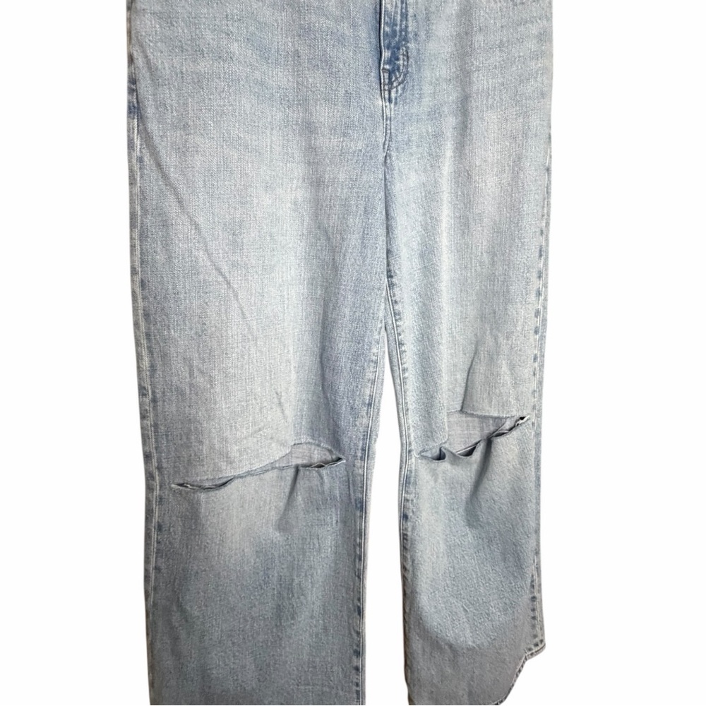 J.Crew Lower-rise distressed wide-leg jean ripped distressed size 31 New - Picture 4 of 8